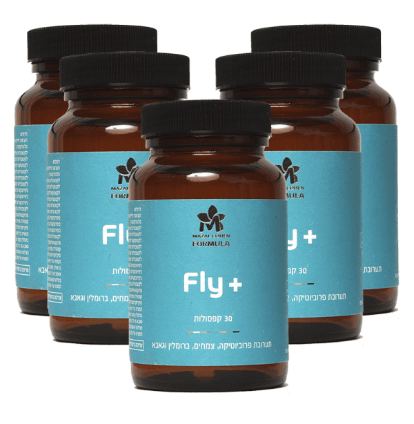 פרוביוטיקה Fly+  לבטן שטוחה ועיכול בריא (5 יח׳)