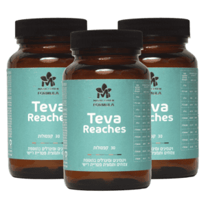 Teva Reaches מולטי ויטמין בתוספת צמחים ופטריית ריישי -הכל בקפסולה אחת! (3 יח׳)